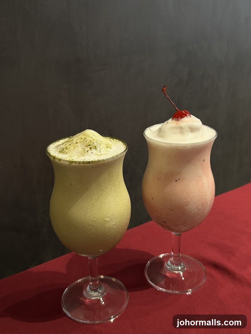 Two Frosted Drinks