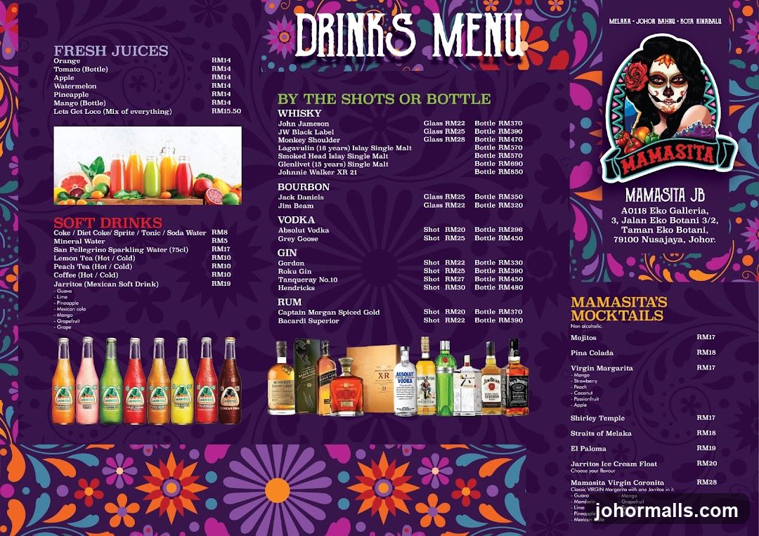 DRINKS MENU