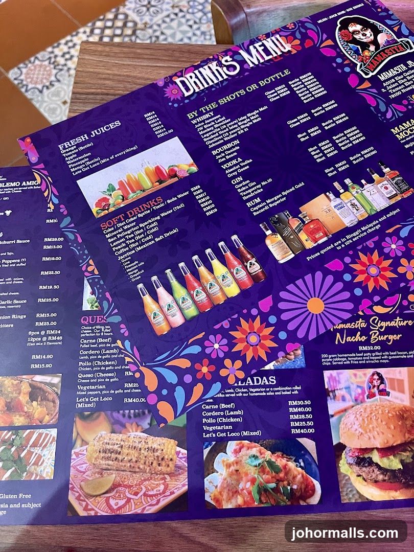 DRINKS MENU