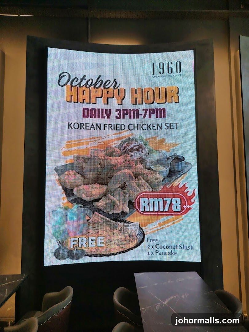 October Happy Hour Promotion