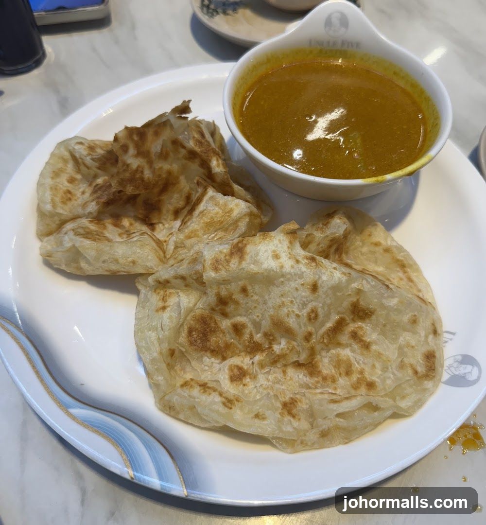 Roti Canai with Curry