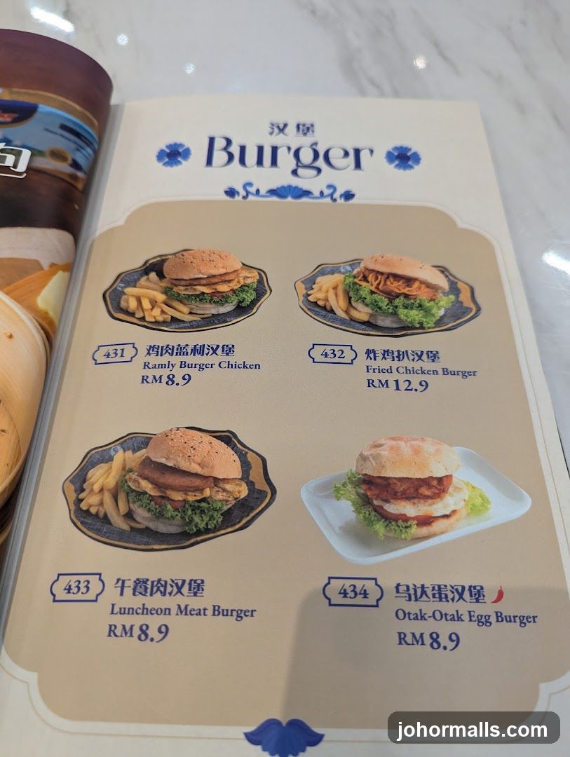 Burger Menu