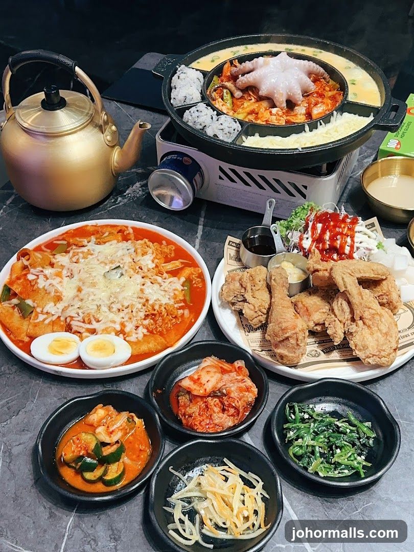 Korean Food Spread