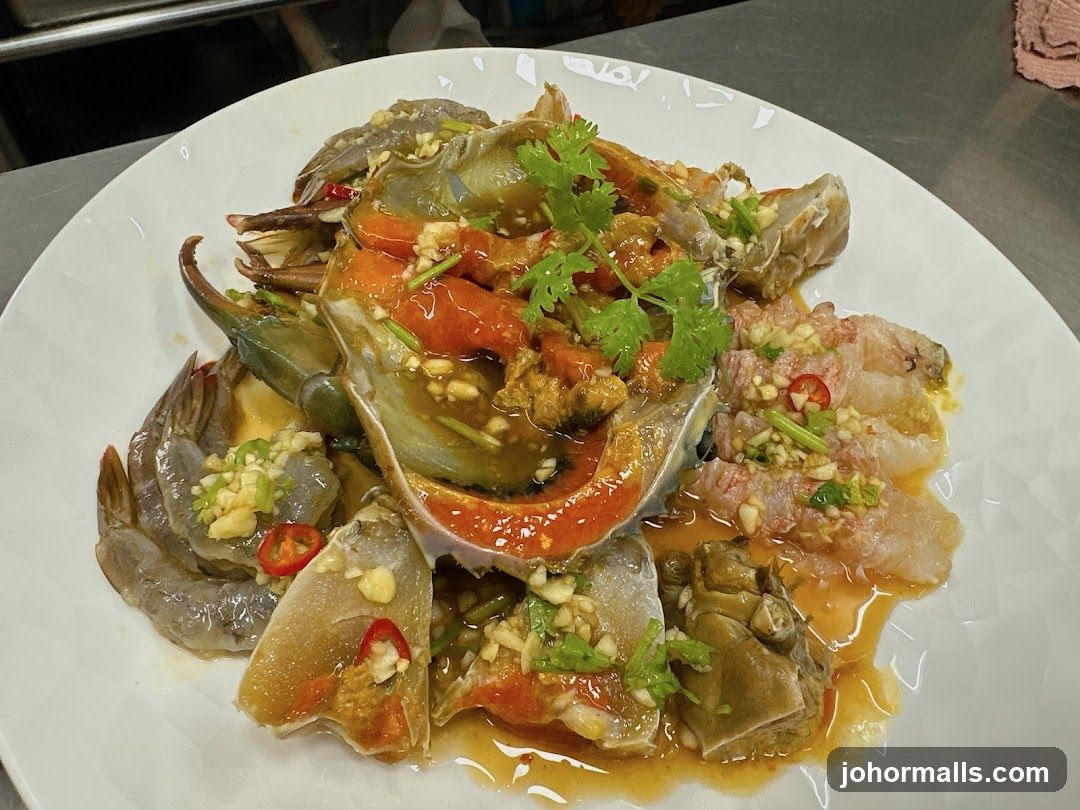 Spicy Marinated Crab and Shrimp