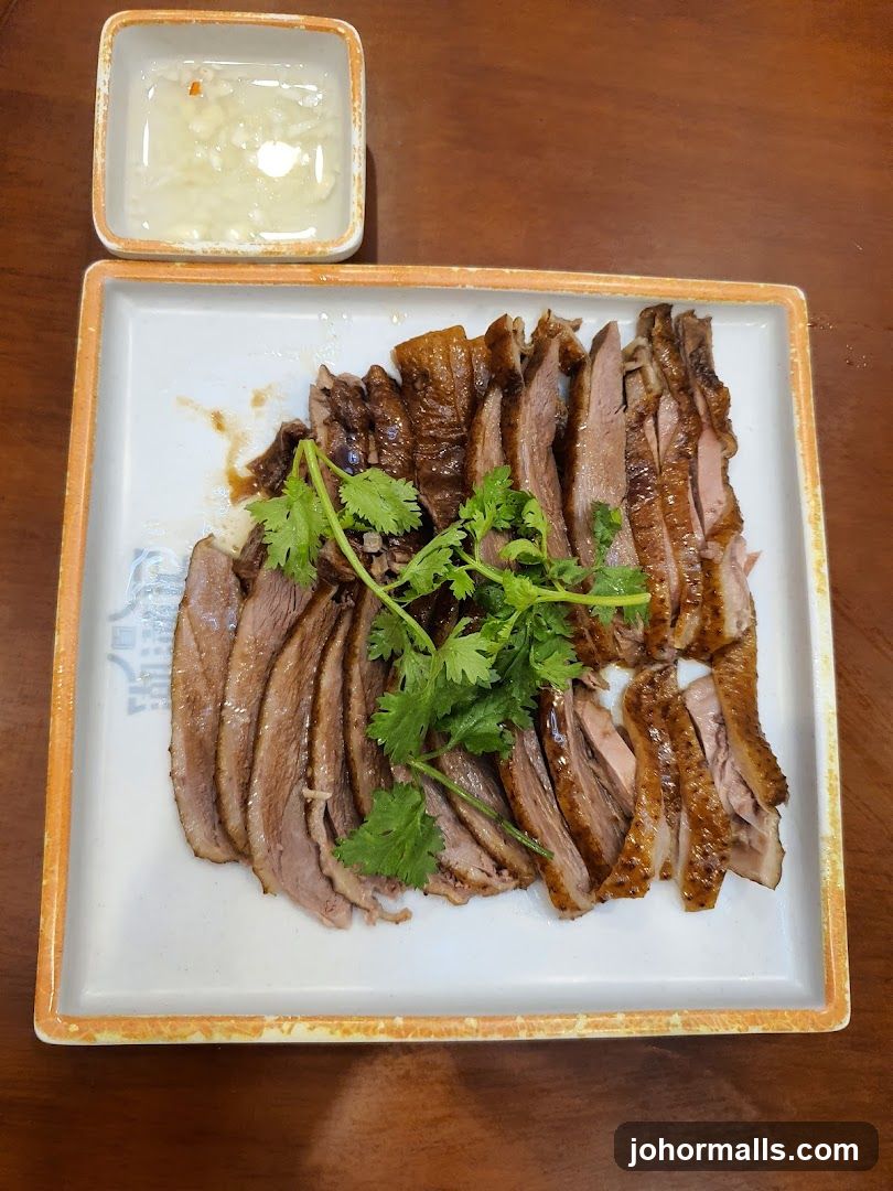 Sliced Duck with Garnish