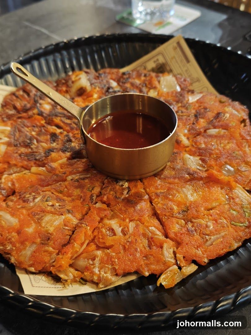 Kimchi Pancake with Dipping Sauce