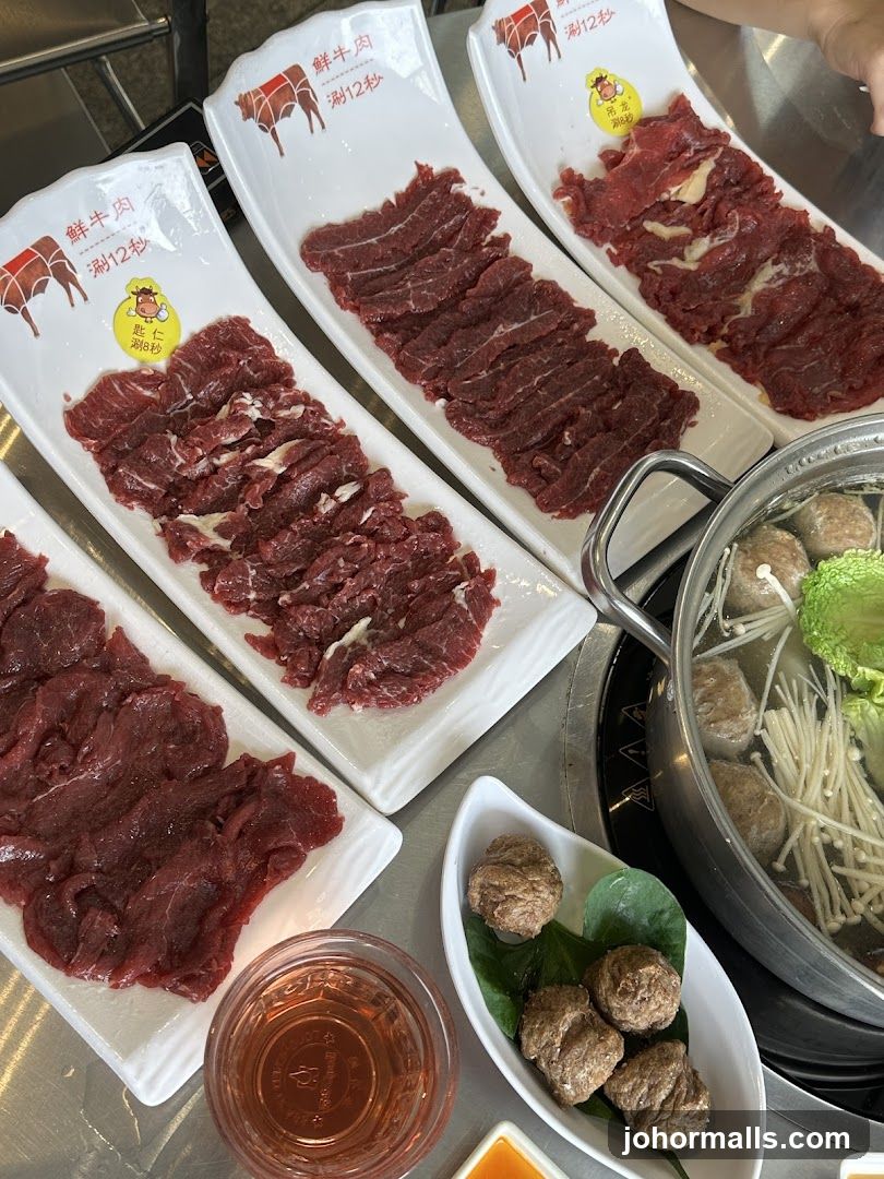 Sliced Beef and Hot Pot