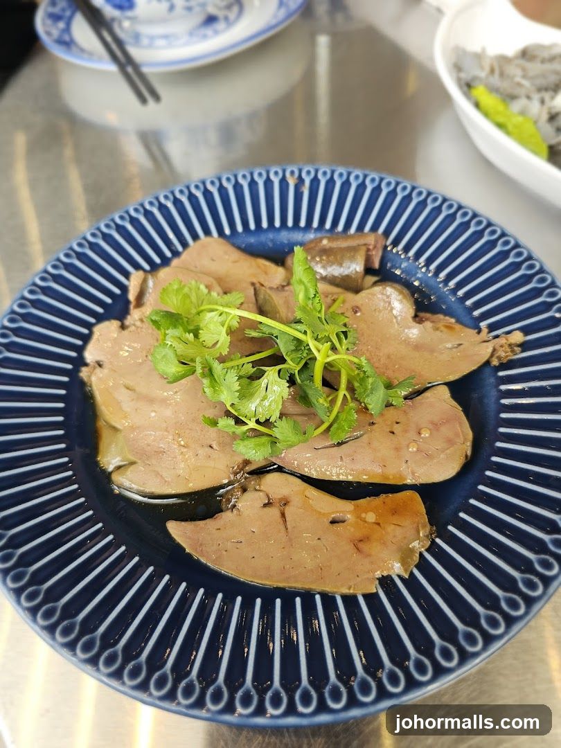 Sliced Foie Gras with Cilantro