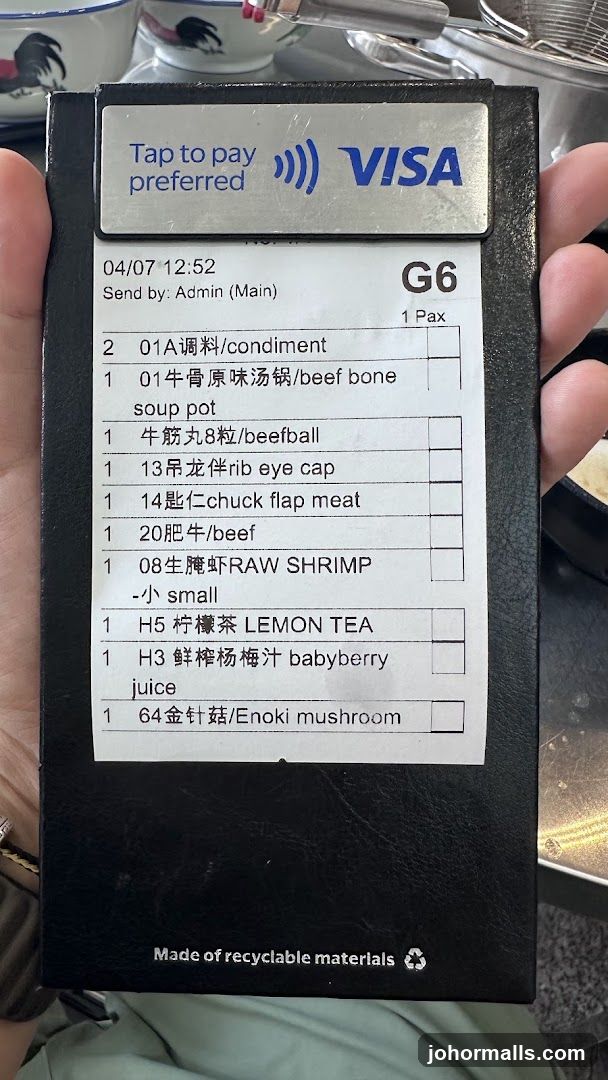 Order Slip
