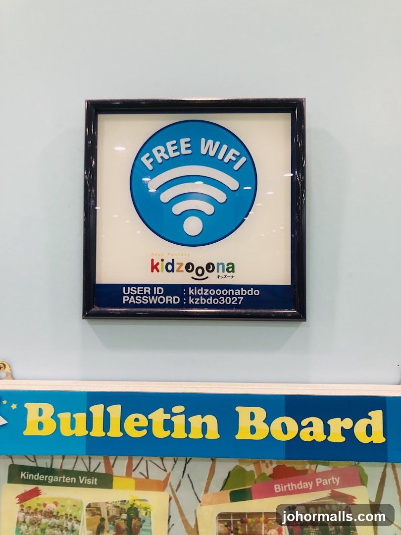 Free Wifi Sign and Bulletin Board
