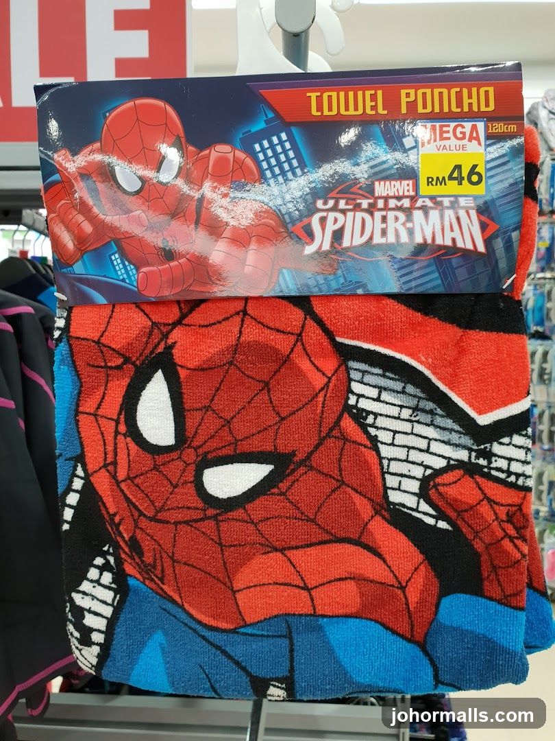 Spider-Man Towel Poncho