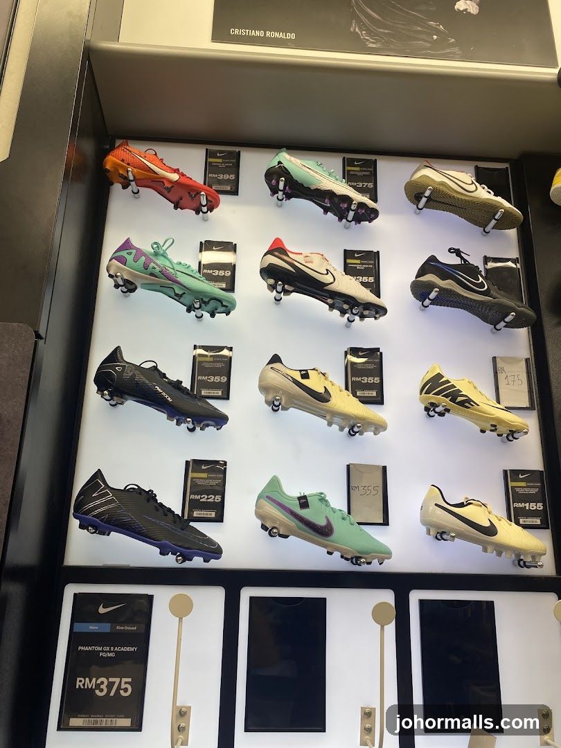 Nike Football Cleats Display