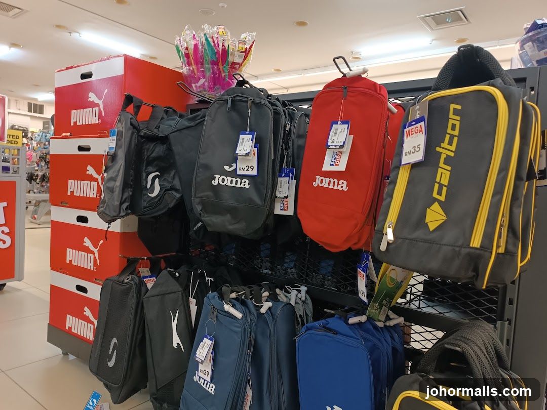 Sports Bags Display