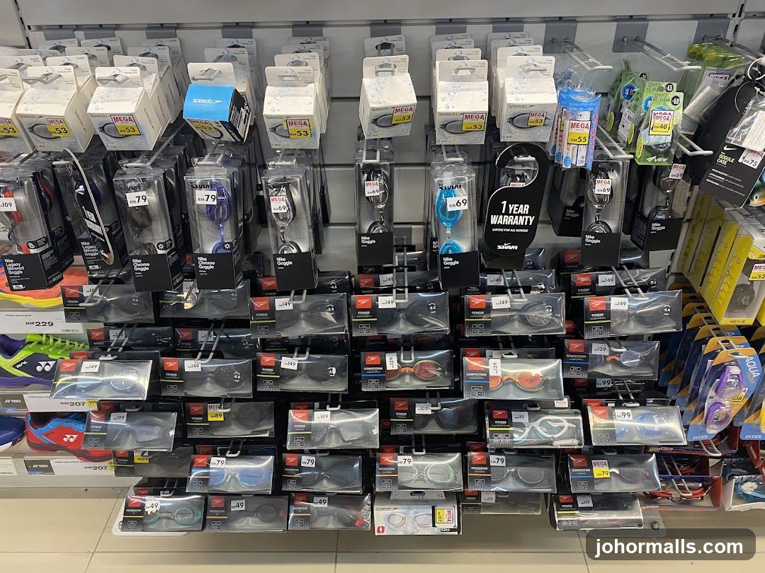 Swimming Goggles Display