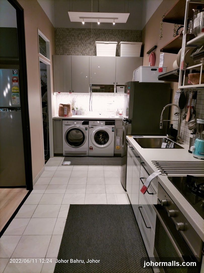 Modern Kitchen and Laundry Area