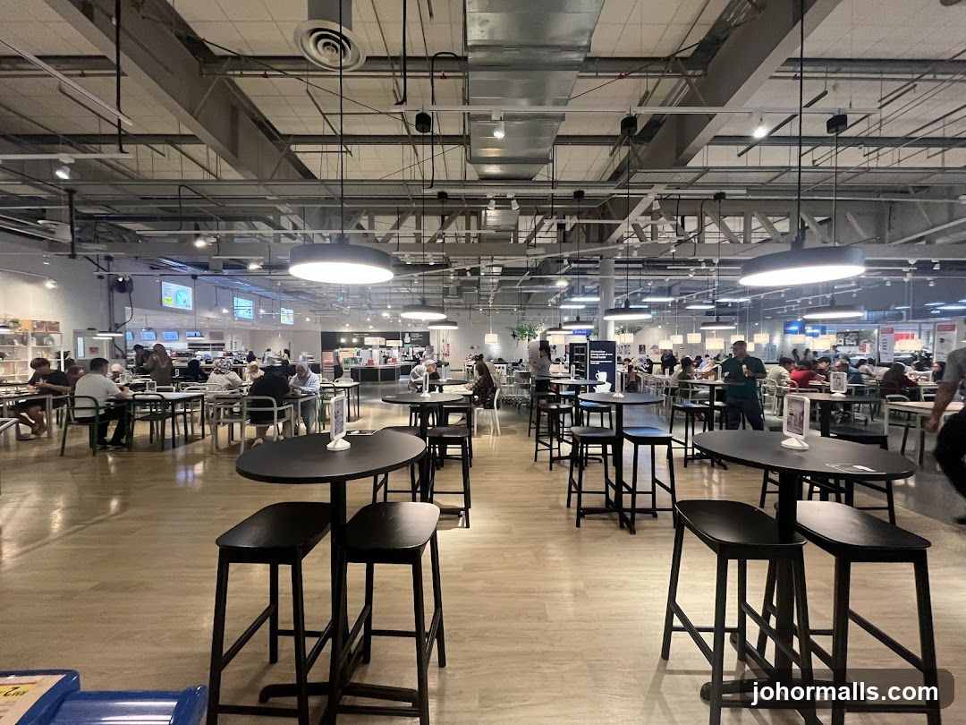 Spacious Dining Area with Tables and Chairs