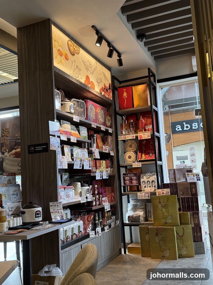Store Interior with Packaged Goods