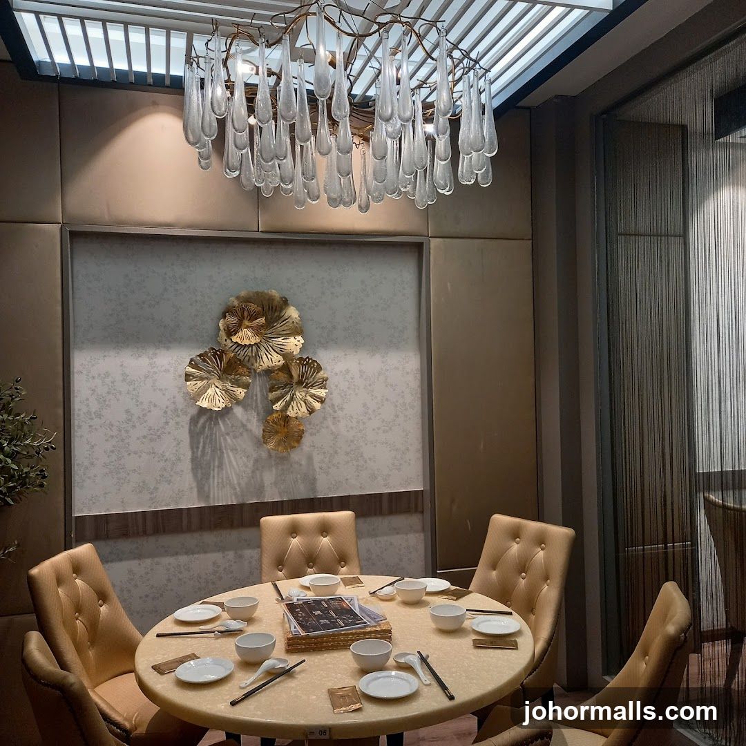 Elegant Dining Room with Chandelier