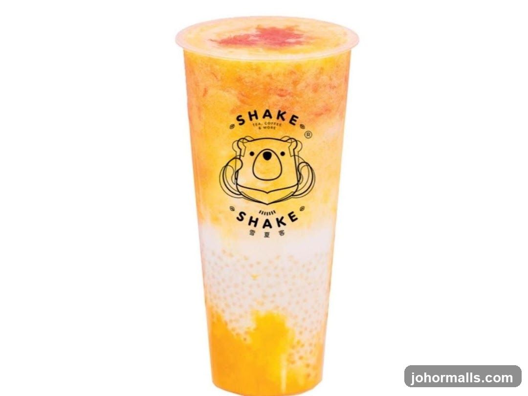 Mango Smoothie with Tapioca Pearls