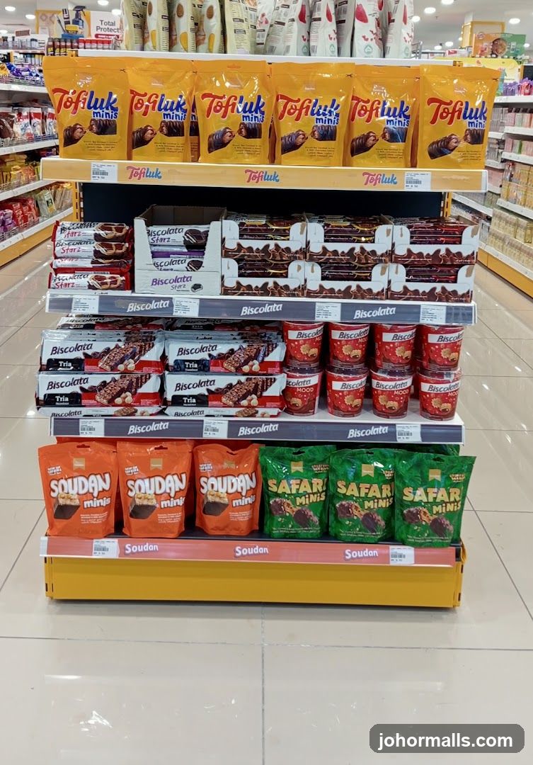 Assortment of Biscuits and Snacks