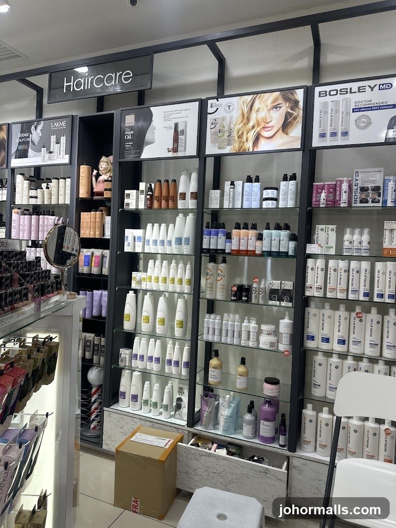 Haircare Products Display