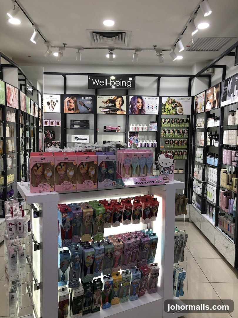 Hair and Beauty Products Display
