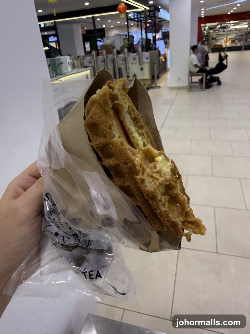Waffle with Peanut Butter