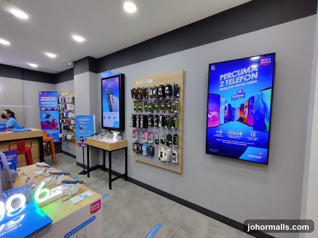 Mobile Phone Store Display