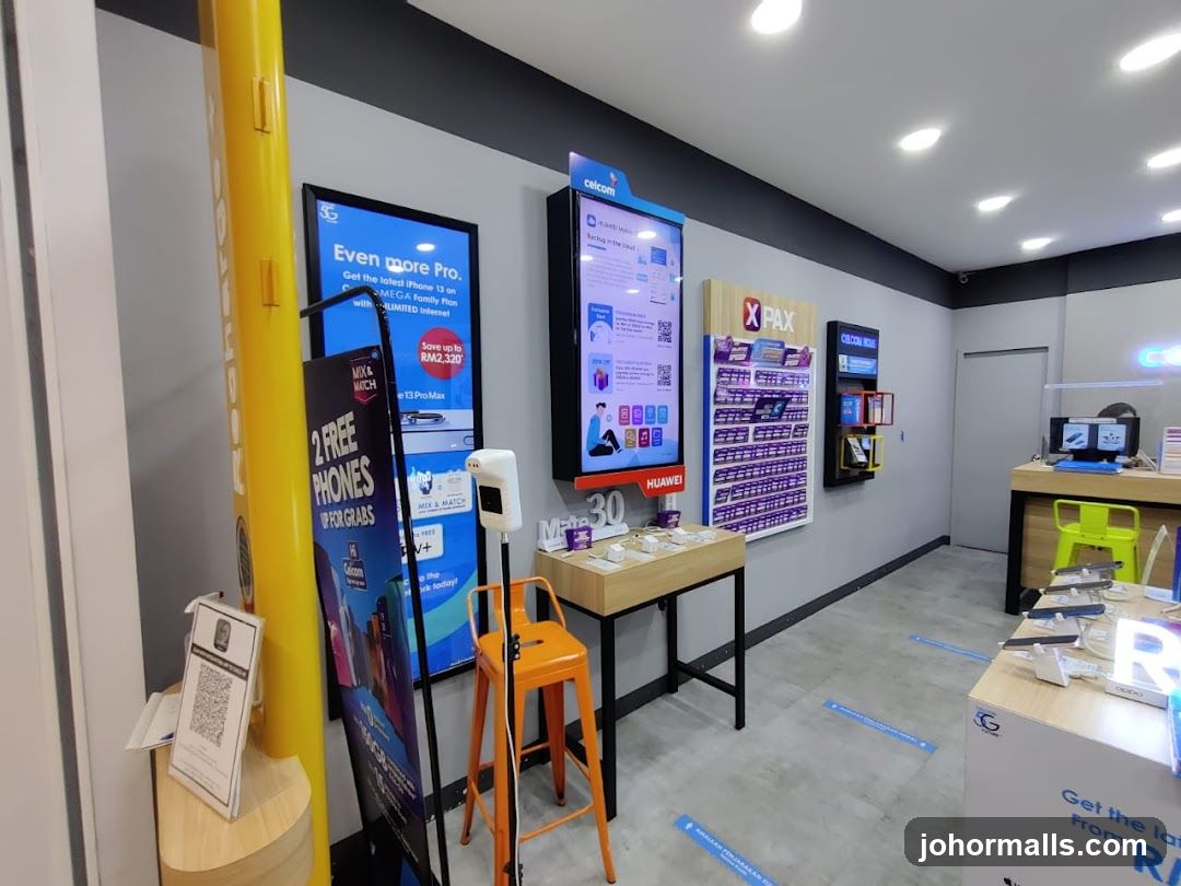Mobile Phone Store Interior