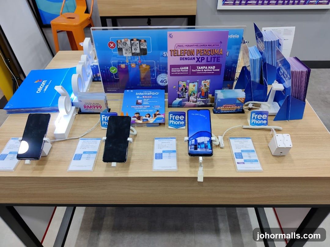 Celcom Mobile Phone Display