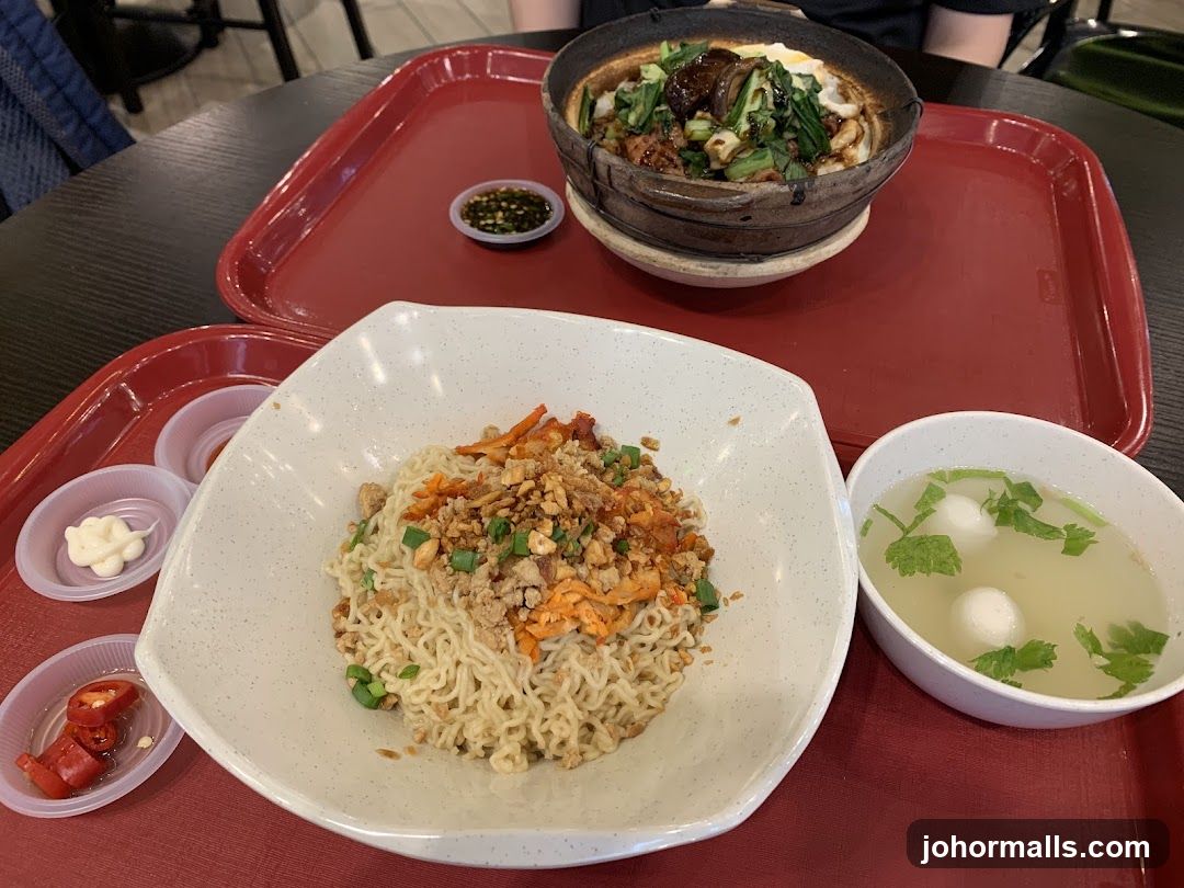 Noodles and Claypot Dish