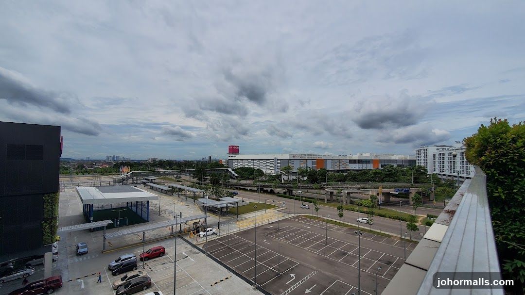 Urban Landscape with Shopping Center