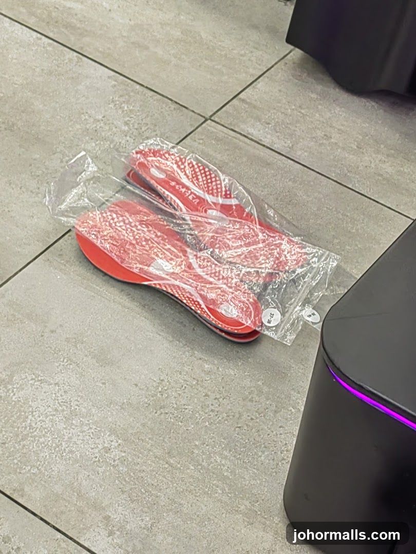 Red Insoles in Packaging