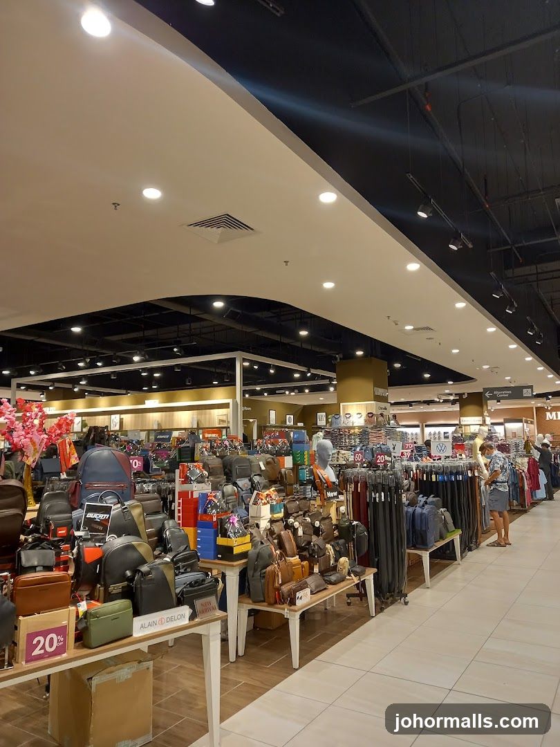 Bags and Accessories Display