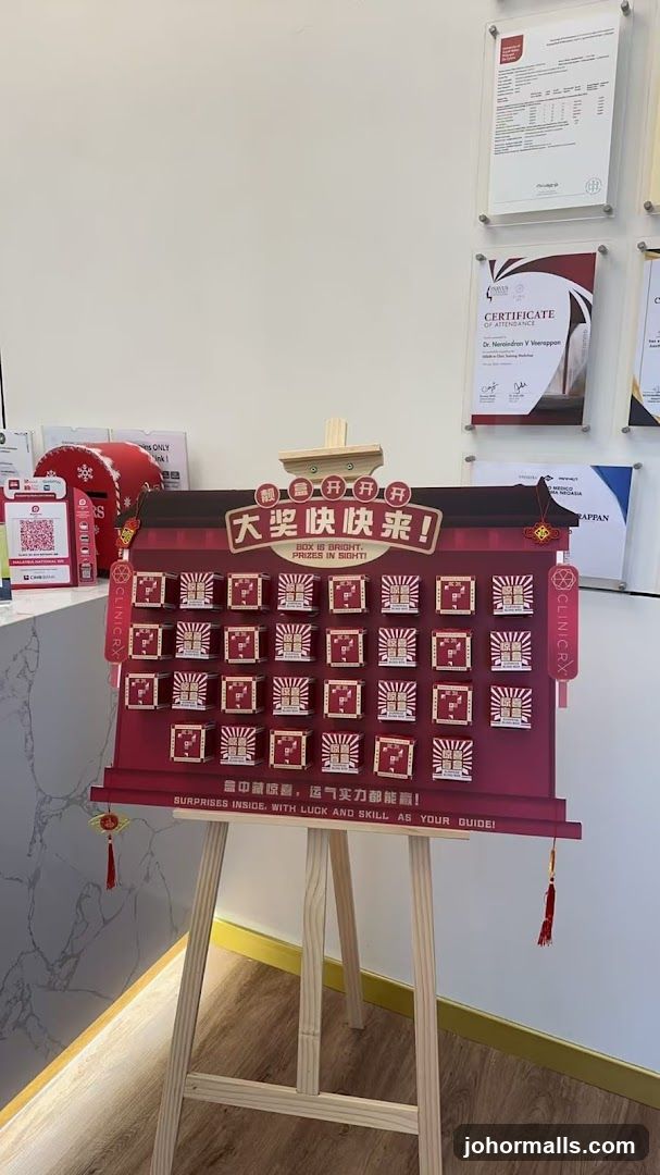 Lunar New Year Prize Display
