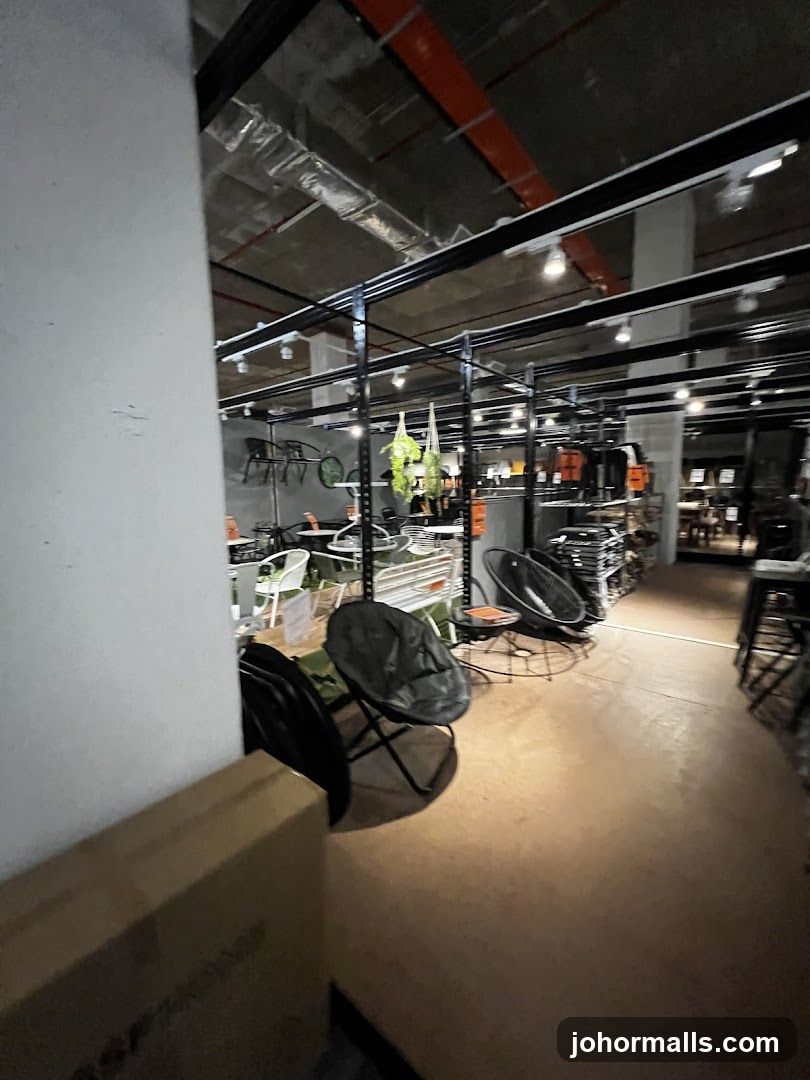 Store Interior with Furniture