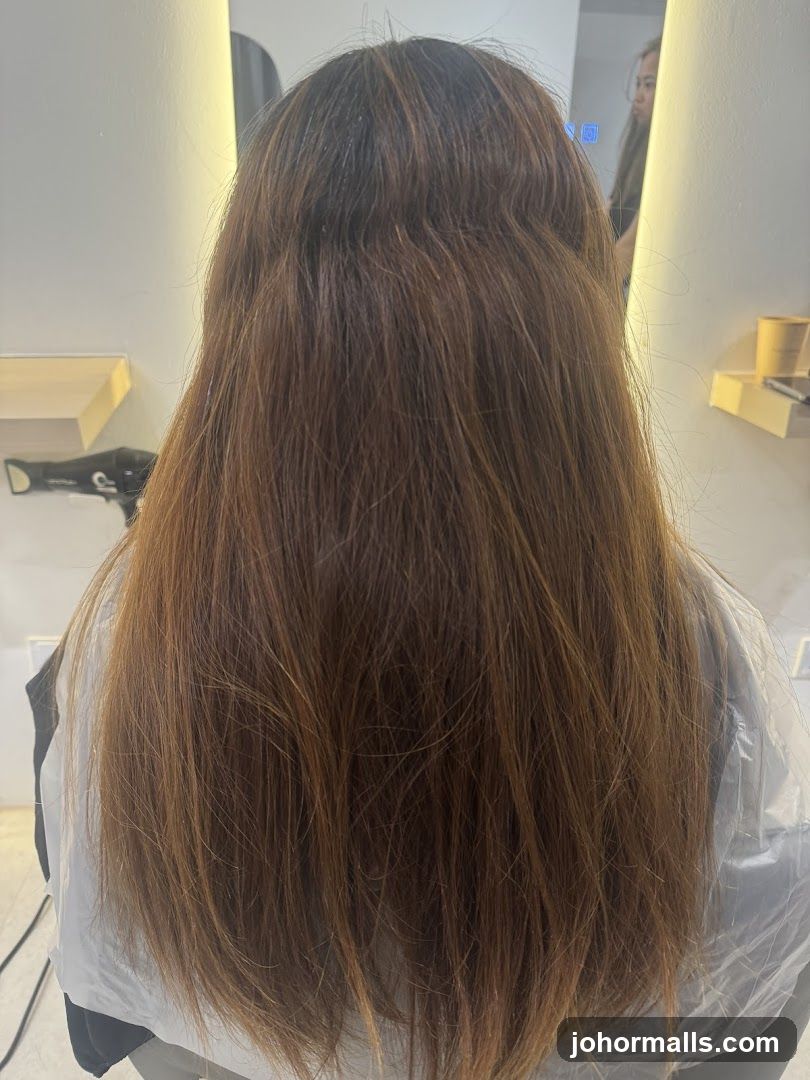 Woman's Hair in Salon