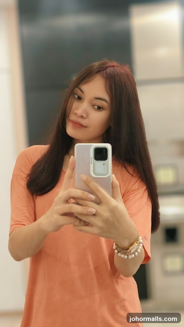 Woman taking a selfie