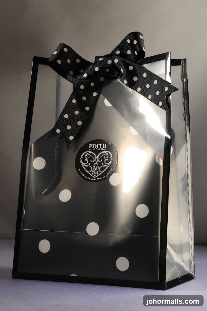 Gift Bag with Polka Dots