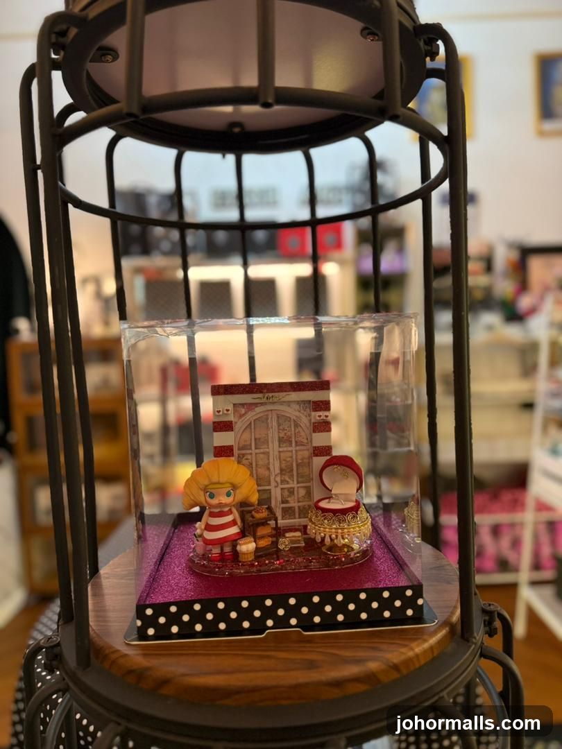 Display of a miniature scene