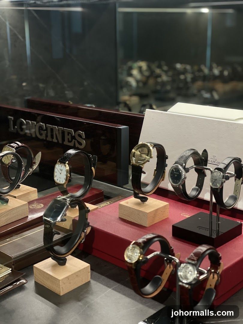 Watches on Display