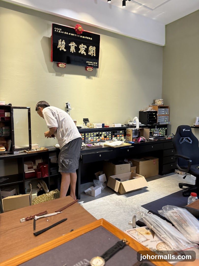 Watch repair shop