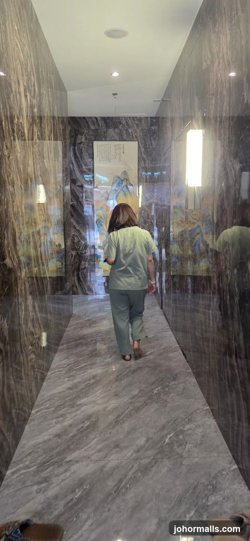 Hallway with Artwork