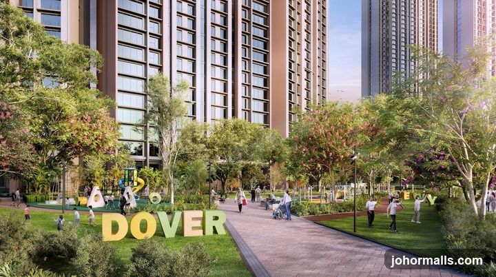 Dover residential complex with playground and park