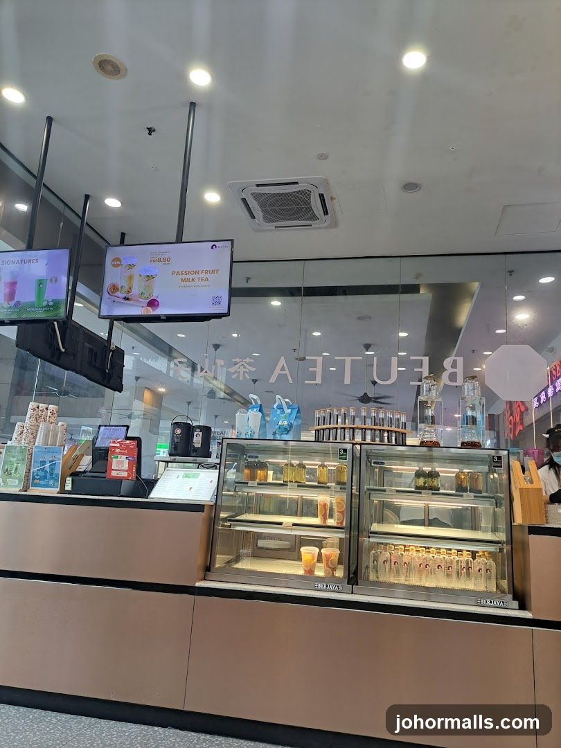 Bubble Tea Shop Counter