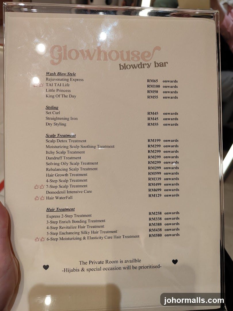 Glowhouse blowdry bar