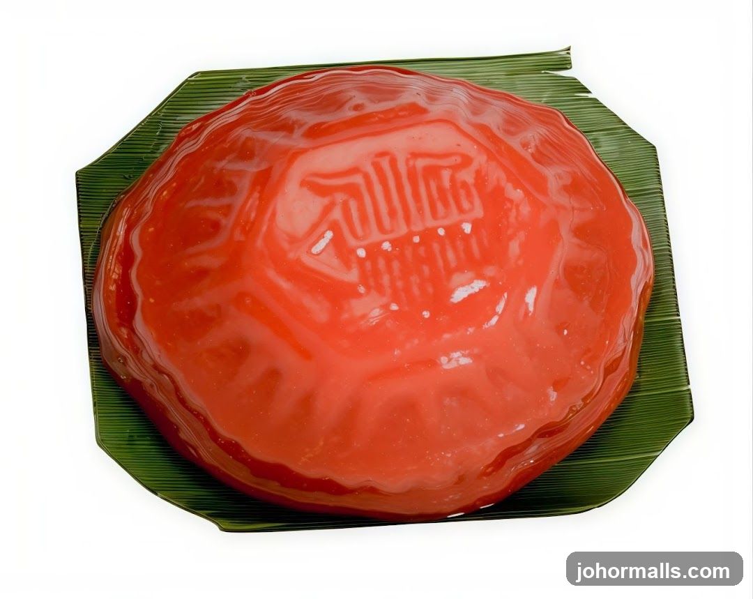 Red Cake with Chinese Character
