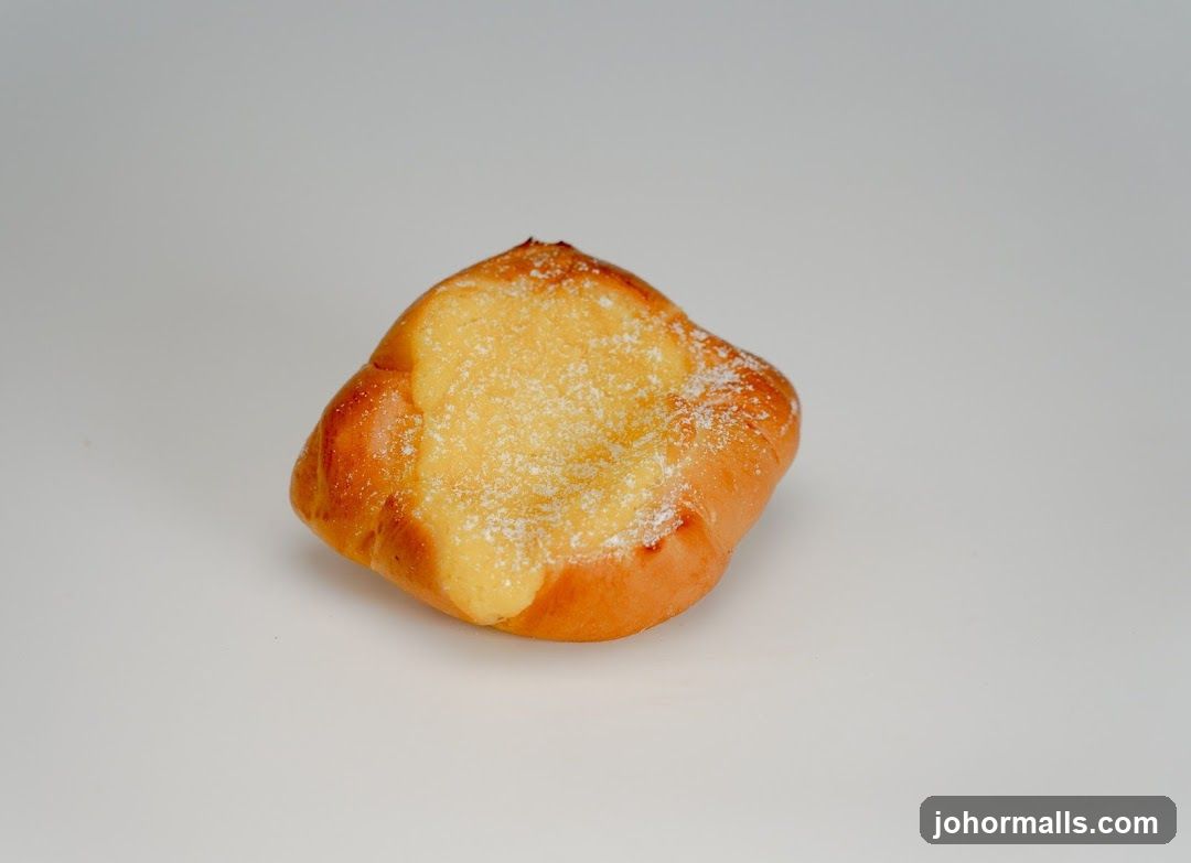 Sweet pastry with powdered sugar