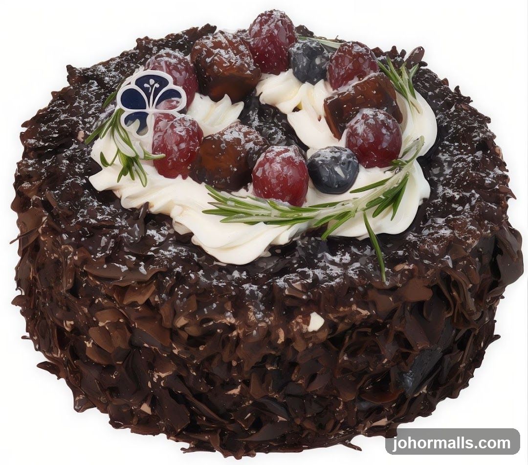 Chocolate Cake with Berries