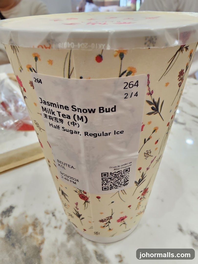 Jasmine Snow Bud Milk Tea